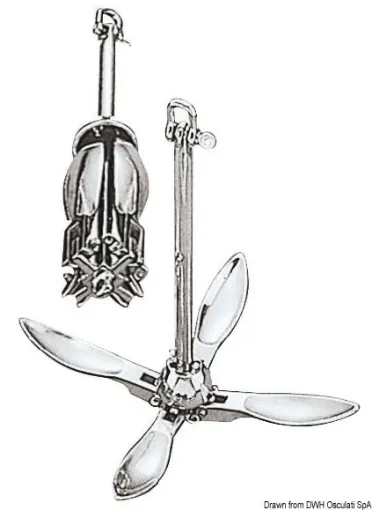 Picture of Stainless steel grapnel anchor 2.5 kg