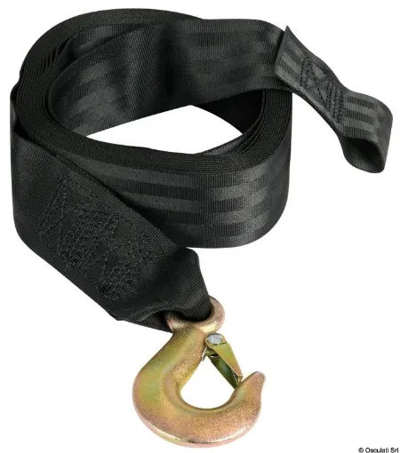 Picture of 7.5m x 50mm nylon winch strap and shackle