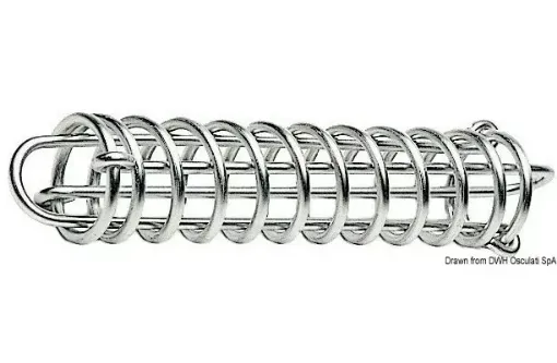 Picture of Polished stainless steel mooring spring 275 mm