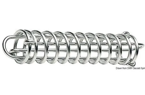 Picture of Polished stainless steel mooring spring 320mm