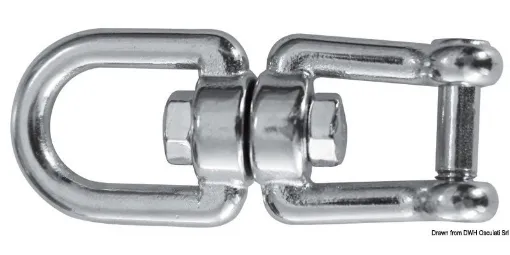 Picture of Eyelet/shackle swivel AISI 316 6 mm