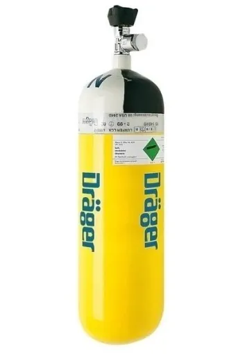 Picture of BA steel bottle air cylinder 6L - 300bar - Dräger