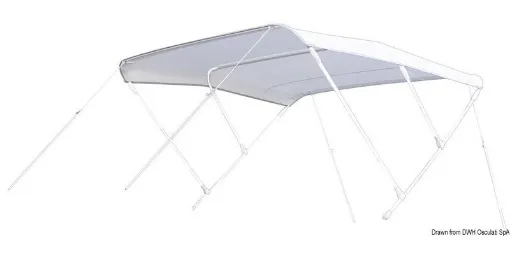 Picture of Bimini 185/215 x 180 cm - height 110 cm - Tessilmare shade master