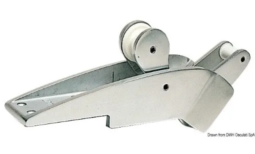 Picture of Alloy hinged bow roller up to 15 kg