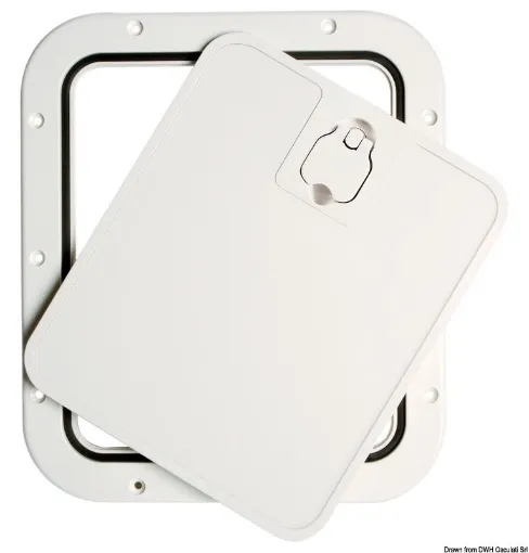 Picture of White inspection hatch removable lid 305 x 355mm