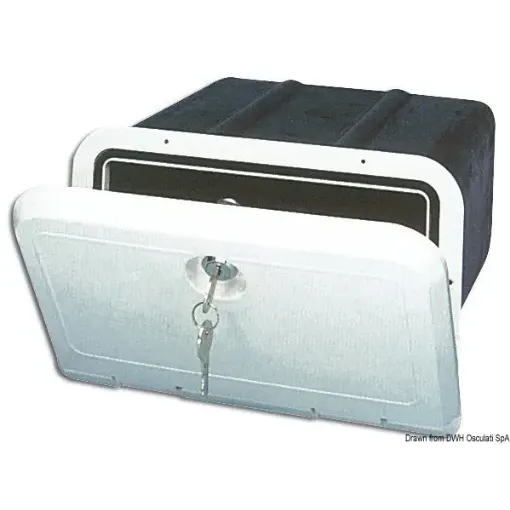 Picture of Storage box 285 x 180 x 260 mm with lock - 285x180 - 260