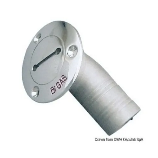 Picture of Diesel 30° angled plug - mirror polished AISi316 - 50mm