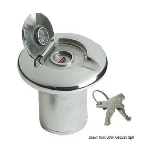 Picture of Fuel deck filler - AISI 316 - RINA - 50mm