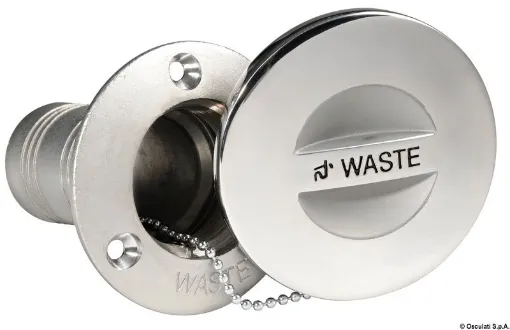 Picture of Waste deck plug - polished AISI316 - 38mm