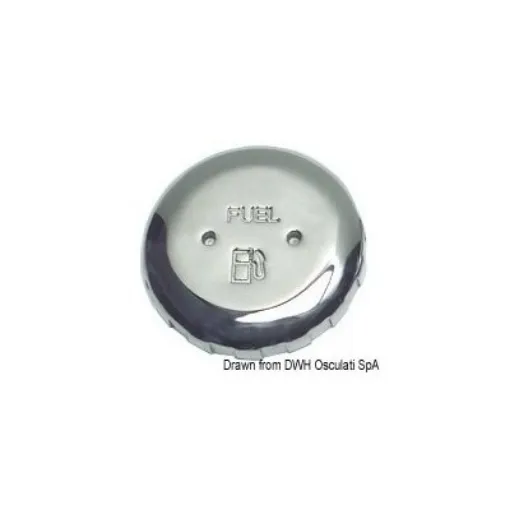 Picture of Fuel plug with vent - mirror polished AISI316 - 38mm