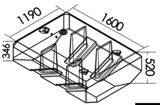 Picture of Fuel tank made of polyethylene 767L