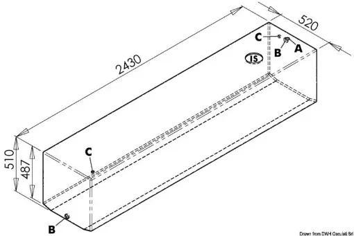 Picture of Drinking water tank 600L