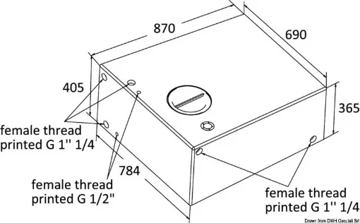 Picture of Rigid tank for drinkable water 240L