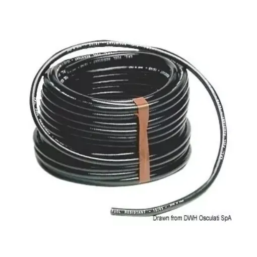 Picture of PVC fuel pipe black 25m roll 3 bar