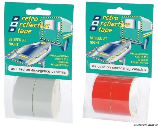 Picture of Reflective self - adhesive tape red 2.5 m x 25 mm (2 rolls of 25 mm x 2,5 m)