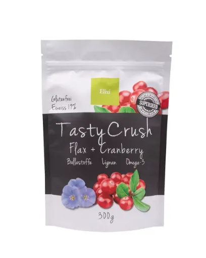 Picture of Flax tastycrush cranberry - 300g - Elixi