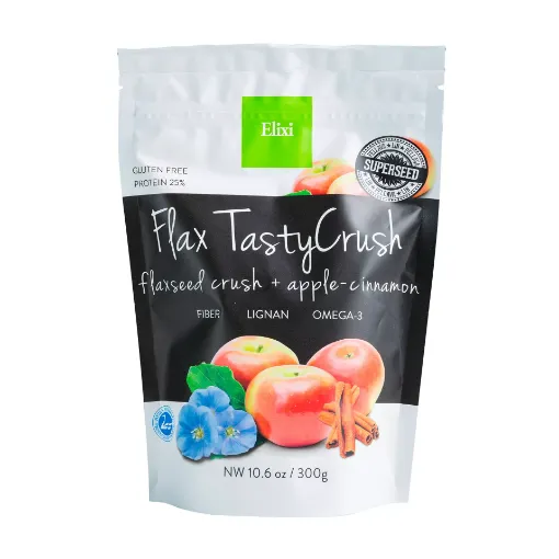 Picture of Flax tastycrush apple - cinnamon - 300g - Elixi