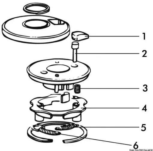 Picture of Ring holding spring - Lewmar