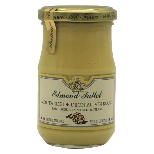 Picture of Dijon white wine mustard jar 210g