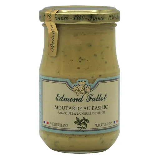 Picture of Dijon basilic mustard 210g