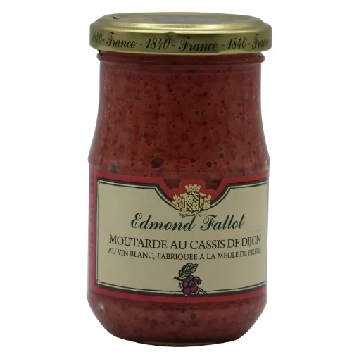 Picture of Dijon mustard with blackcurrant jar 210g