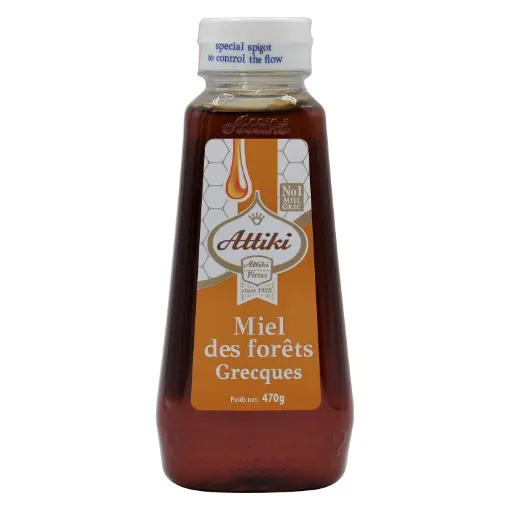 Picture of Greek fino blossom honey squeeze bottle 470g