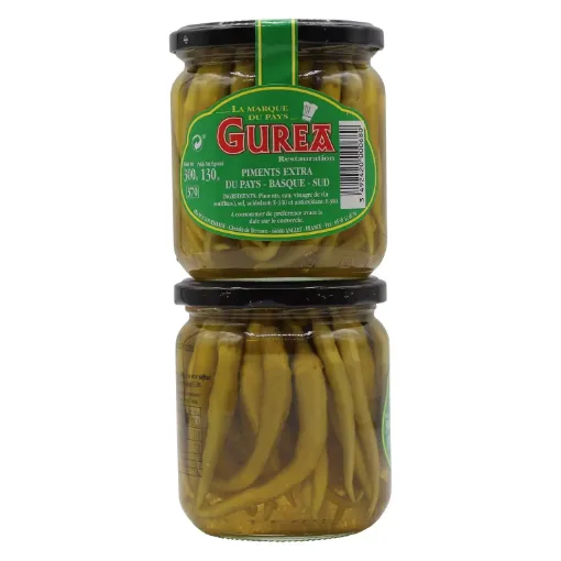 Picture of Green chilli guindillas from pays basque 300g