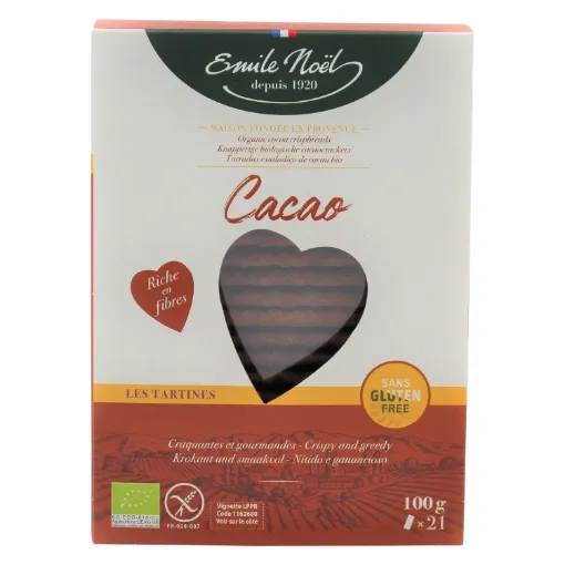 Picture of Crispbread cocoa gluten free organic 2x100g