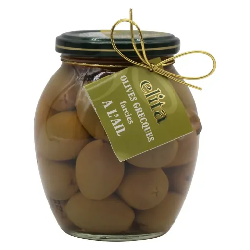 Picture of Green garlic stuffed olives 390g