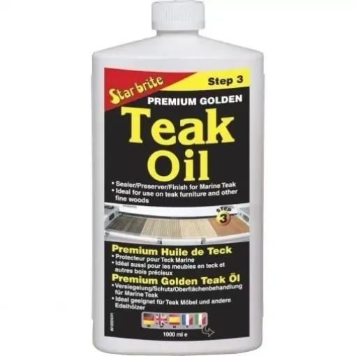 Picture of Premium golden teak oil step 3 - 500ml - Star brite