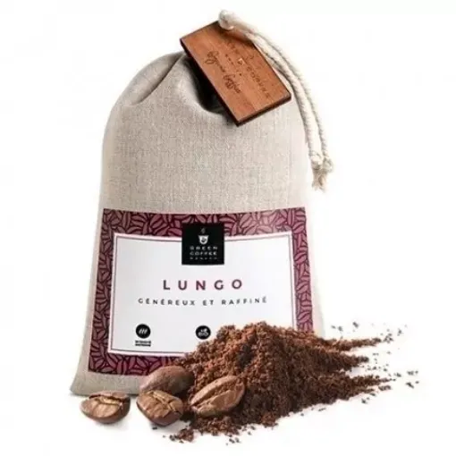 Picture of Lungo Grand Cru ground coffee Bio - 250gr - Green Coffee Monaco