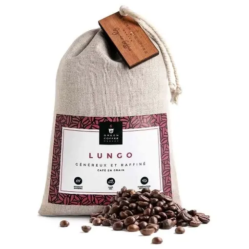 Picture of Lungo Grand Cru coffee beans Bio / 1 kg