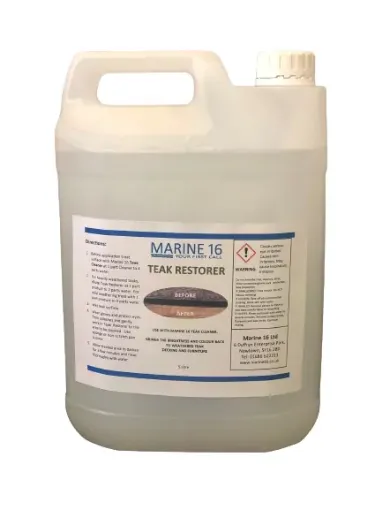 Picture of Concentrated teak restorer step 1 - 5L - Marine 16