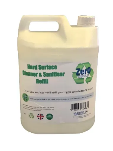 Picture of Hard surface cleaner and sanitiser - Covid - 19 certified - super concentrate - 5L - Marine 16