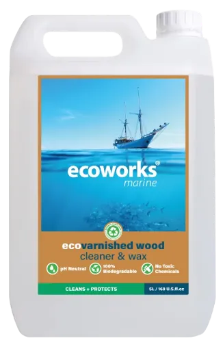 Picture of ecoVarnished wood cleaner and wax - 5L - Ecoworks