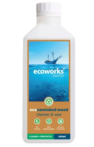 Picture of ecoVarnished wood cleaner and wax - 500ml - Ecoworks