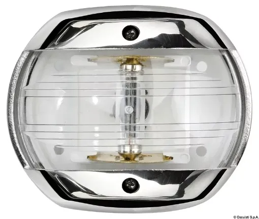 Picture of Classic 12 AISI 316 white bow navigation light