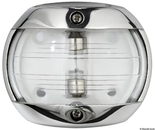 Picture of Compact 12 AISI 316 white bow navigation light