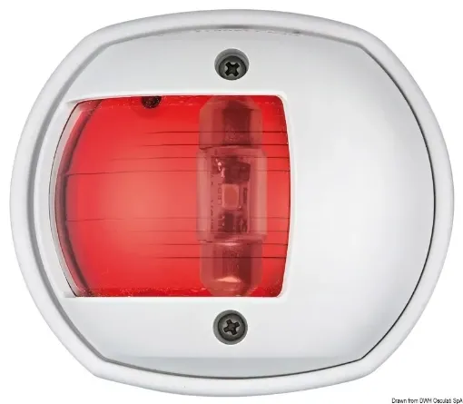 Picture of Compact white 112.5° left red led navigation light