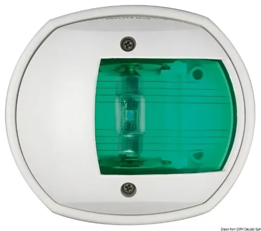 Picture of Compact white 112.5° green right led navigation light