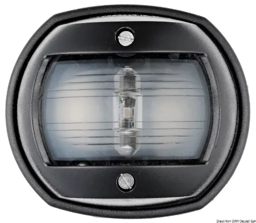 Picture of Compact black 135° white stern led navigation light