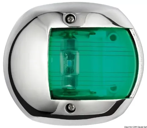 Picture of Compact 112.5° green led navigation light