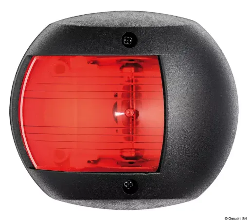 Picture of Classic 20 LED navigation light black left - 112.5° left - Red - Black - 0.8 - 12V