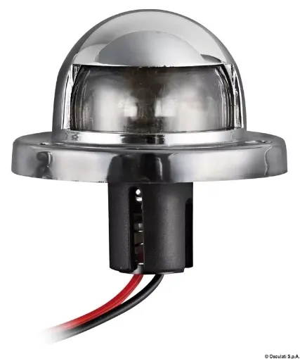 Picture of Navigation light white 135° made of chromed ABS