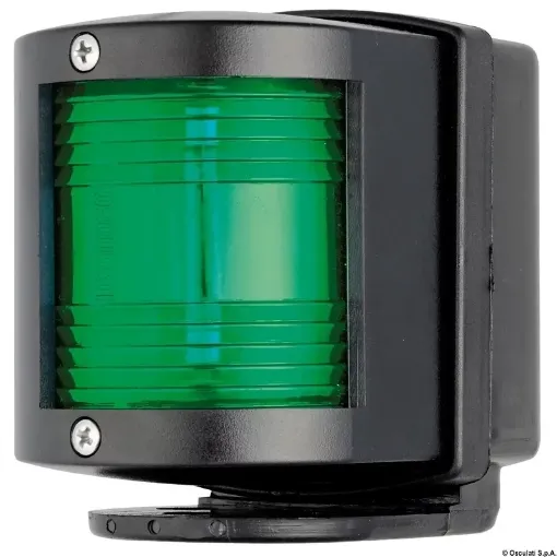 Picture of Navigation light black rear base green - utility77