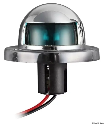 Picture of Navigation light green 112.5° made of chromed ABS