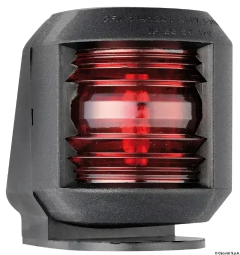 Picture of Navigation light black 112.5° red deck - Ucompact