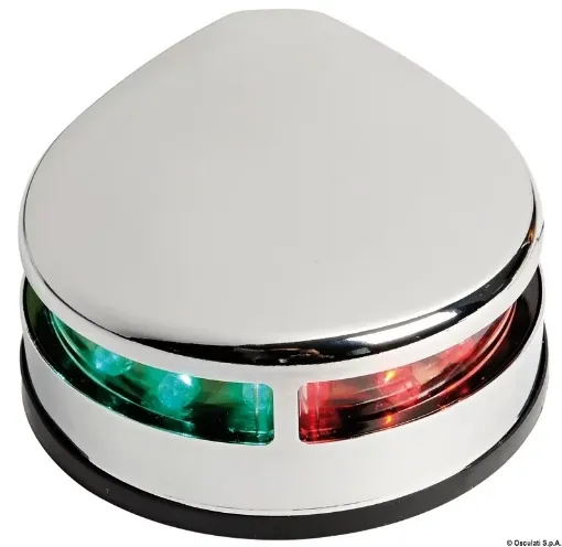 Picture of Bicolor navigation light polished stainless steel body