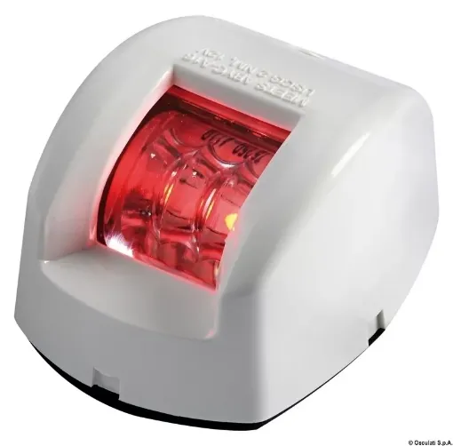 Picture of Navigation light red ABS body white - mouse