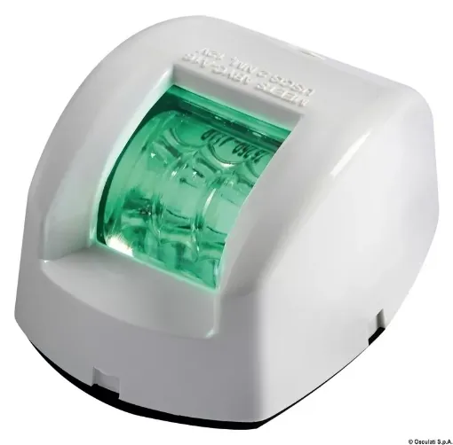 Picture of Navigation light green ABS body white - mouse